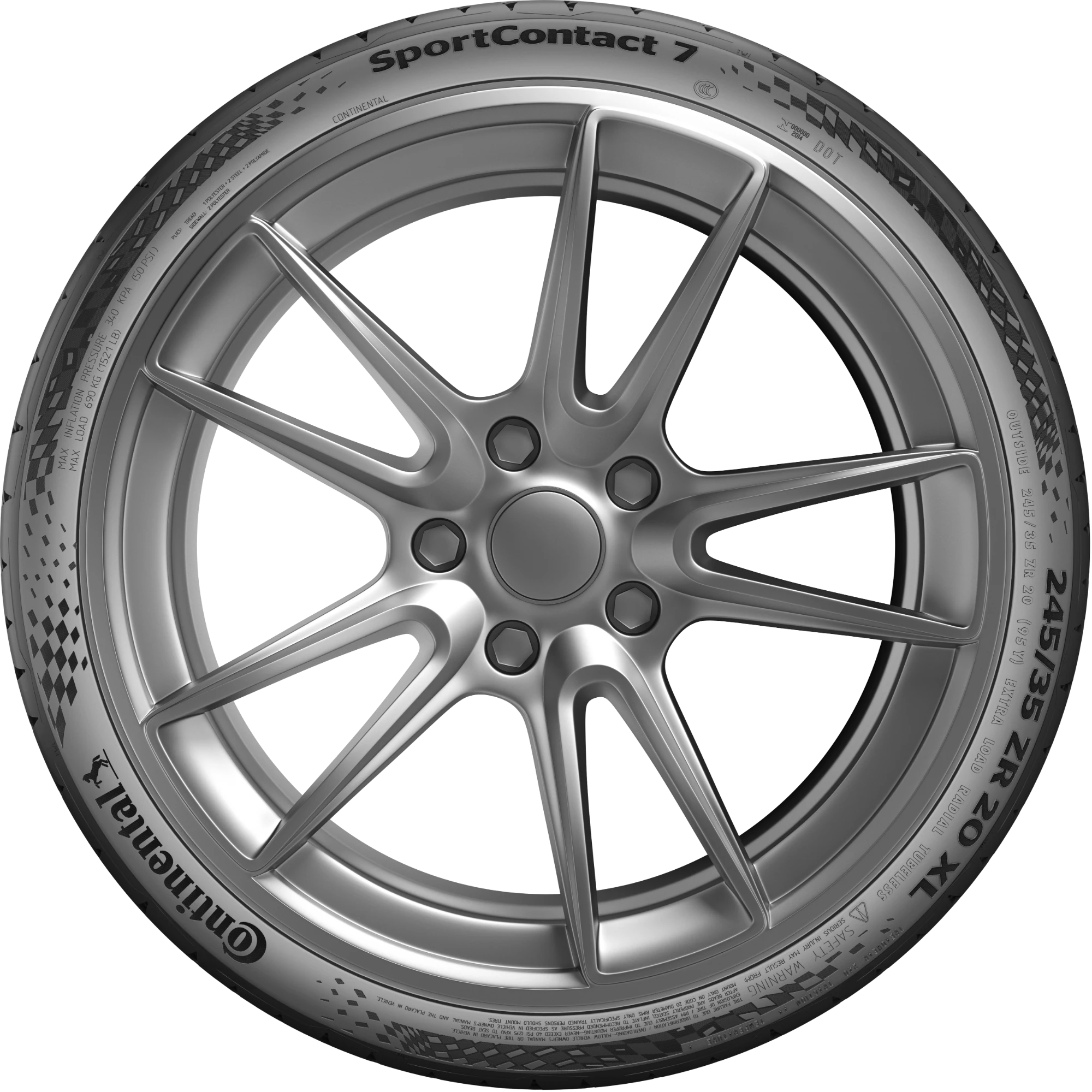 แก้มยาง SportContact 7 ขนาด 245/35 ZR 20 XL